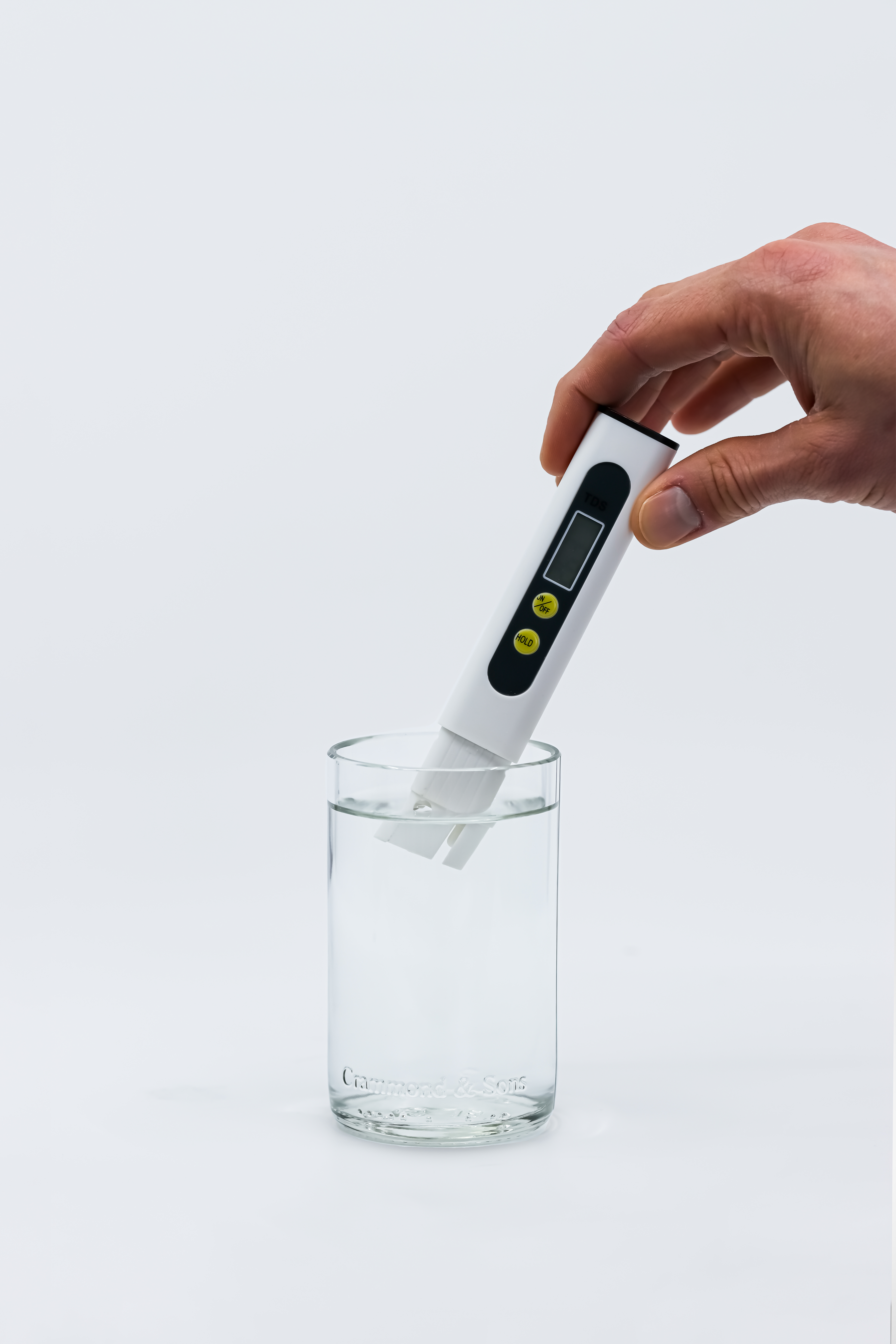 TDS Meter glas water